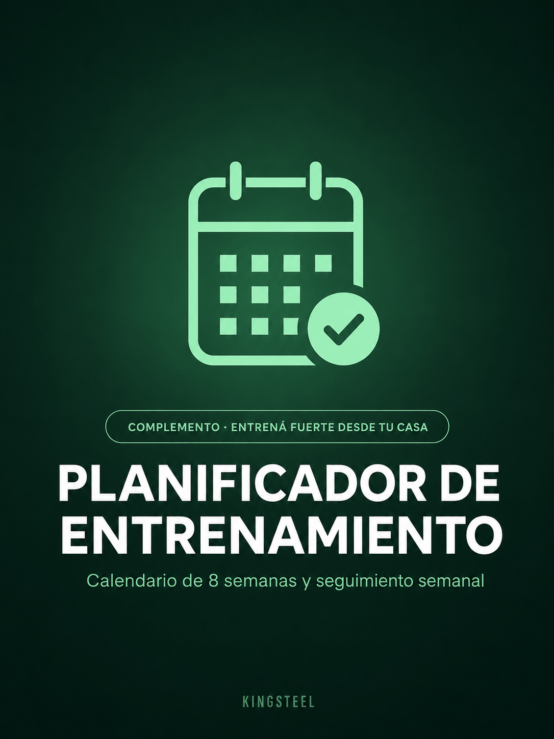 Planificador de Entrenamiento — Kingsteel